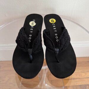 Rocket Dog Women's Black Flipflops